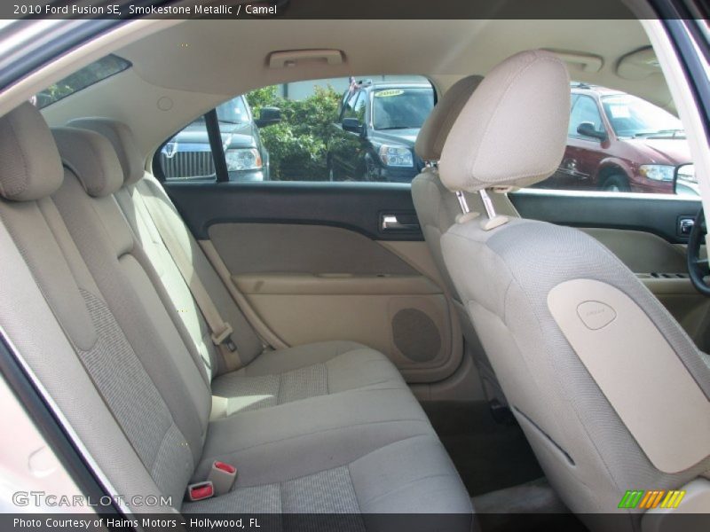 Smokestone Metallic / Camel 2010 Ford Fusion SE