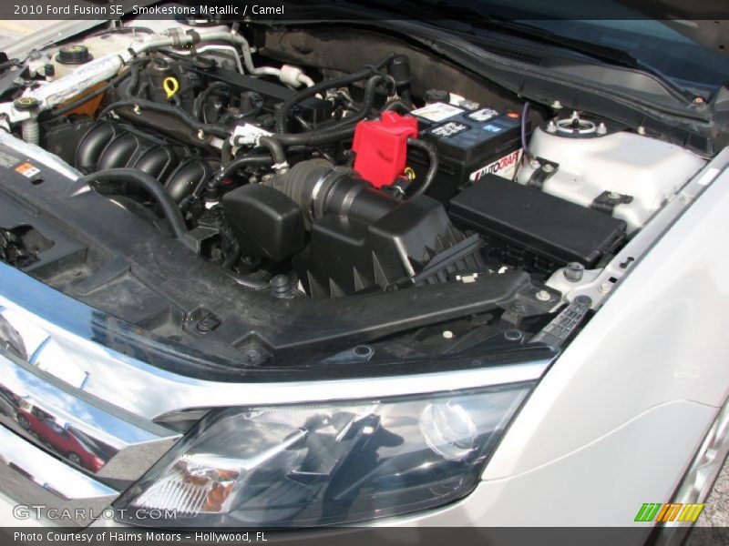 Smokestone Metallic / Camel 2010 Ford Fusion SE