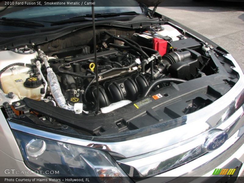 Smokestone Metallic / Camel 2010 Ford Fusion SE