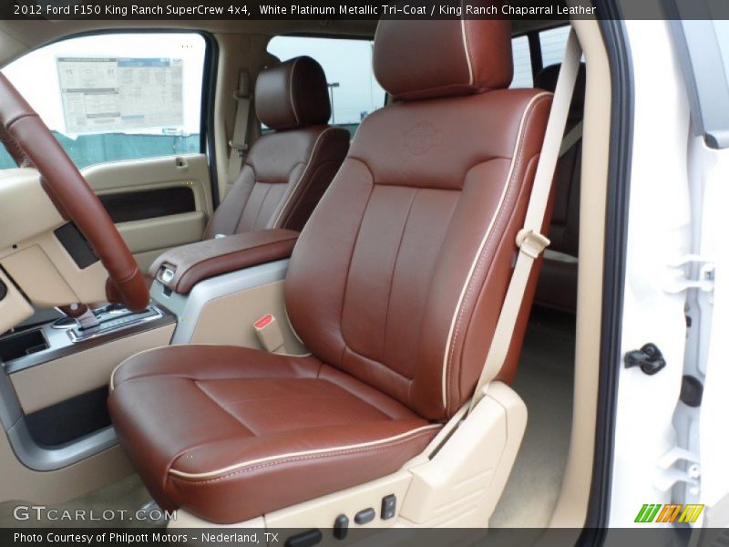 Front Seat of 2012 F150 King Ranch SuperCrew 4x4