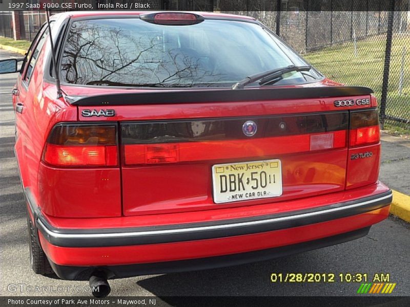 Imola Red / Black 1997 Saab 9000 CSE Turbo