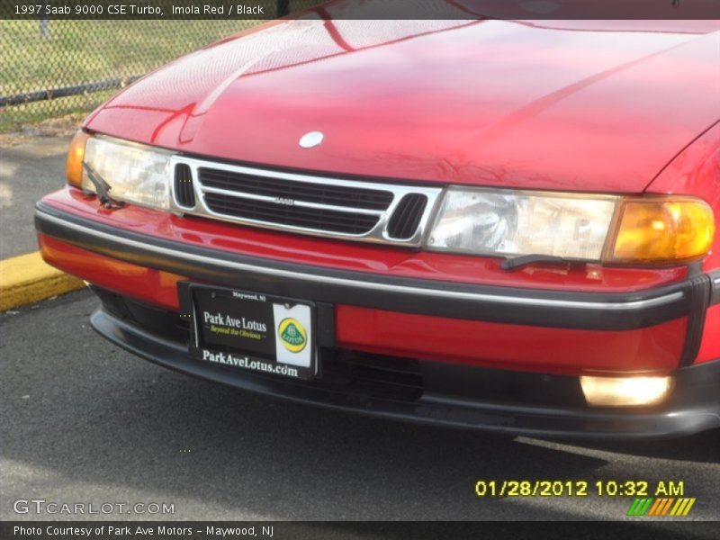 Imola Red / Black 1997 Saab 9000 CSE Turbo
