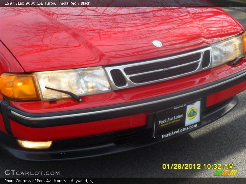 Imola Red / Black 1997 Saab 9000 CSE Turbo