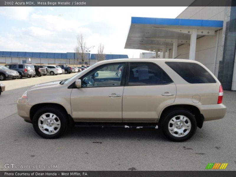 Mesa Beige Metallic / Saddle 2002 Acura MDX