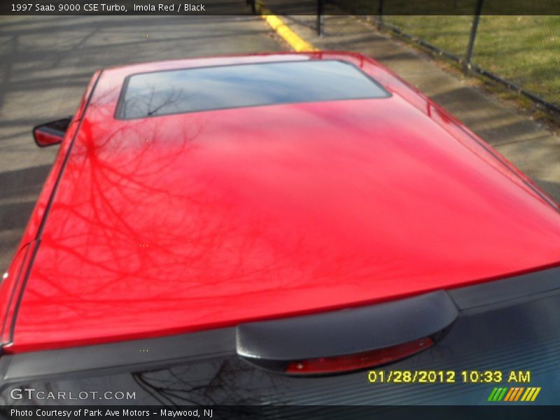 Imola Red / Black 1997 Saab 9000 CSE Turbo