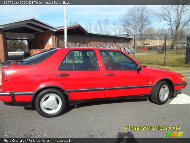 Imola Red / Black 1997 Saab 9000 CSE Turbo