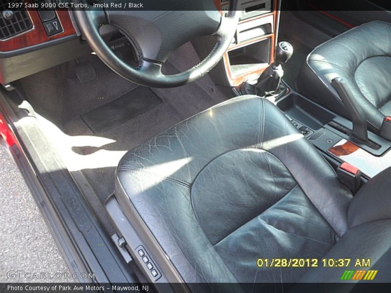 Imola Red / Black 1997 Saab 9000 CSE Turbo