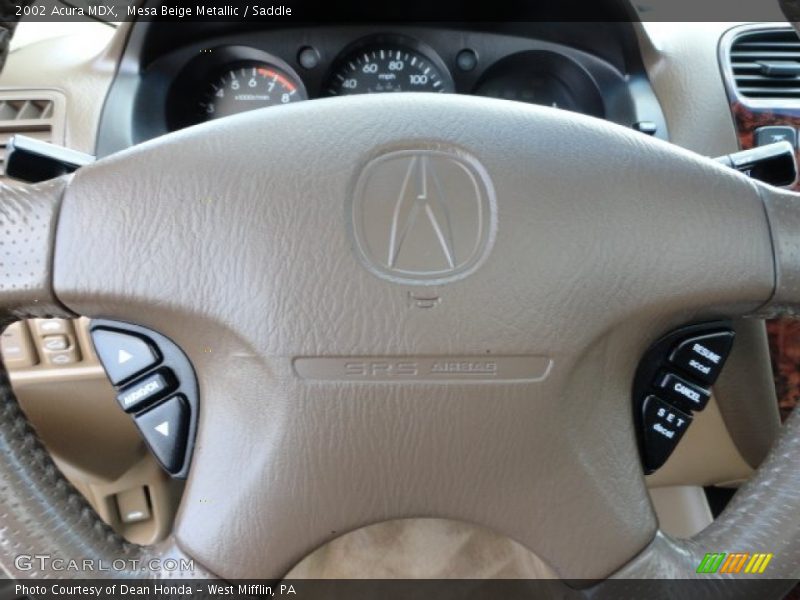 Mesa Beige Metallic / Saddle 2002 Acura MDX
