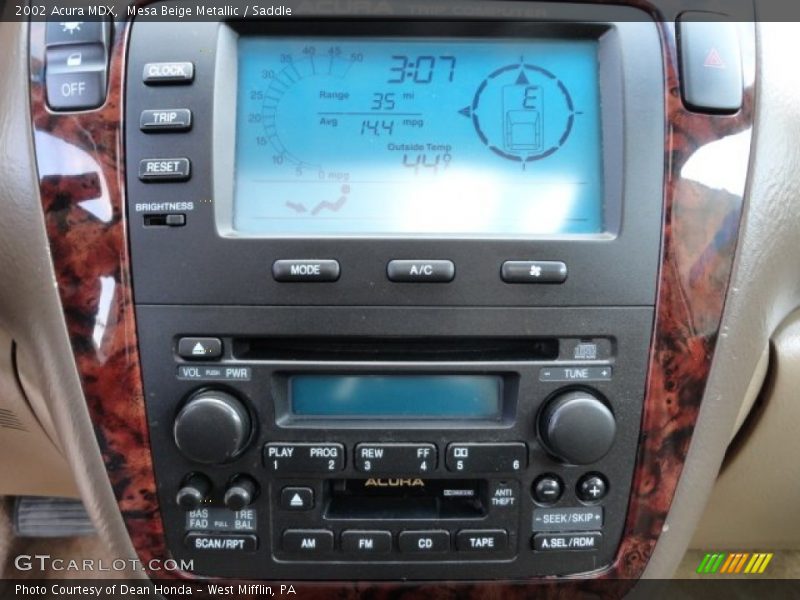 Mesa Beige Metallic / Saddle 2002 Acura MDX