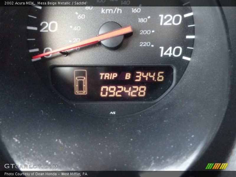 Mesa Beige Metallic / Saddle 2002 Acura MDX