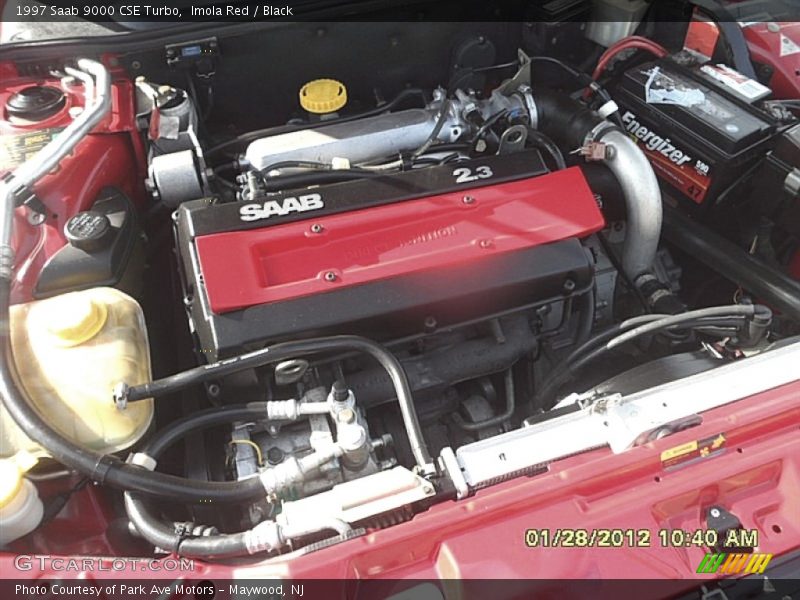 Imola Red / Black 1997 Saab 9000 CSE Turbo