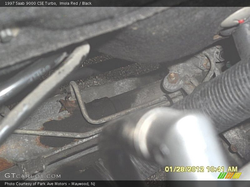 Imola Red / Black 1997 Saab 9000 CSE Turbo