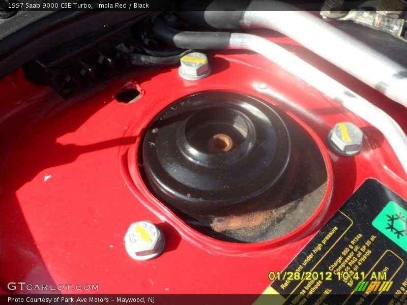 Imola Red / Black 1997 Saab 9000 CSE Turbo