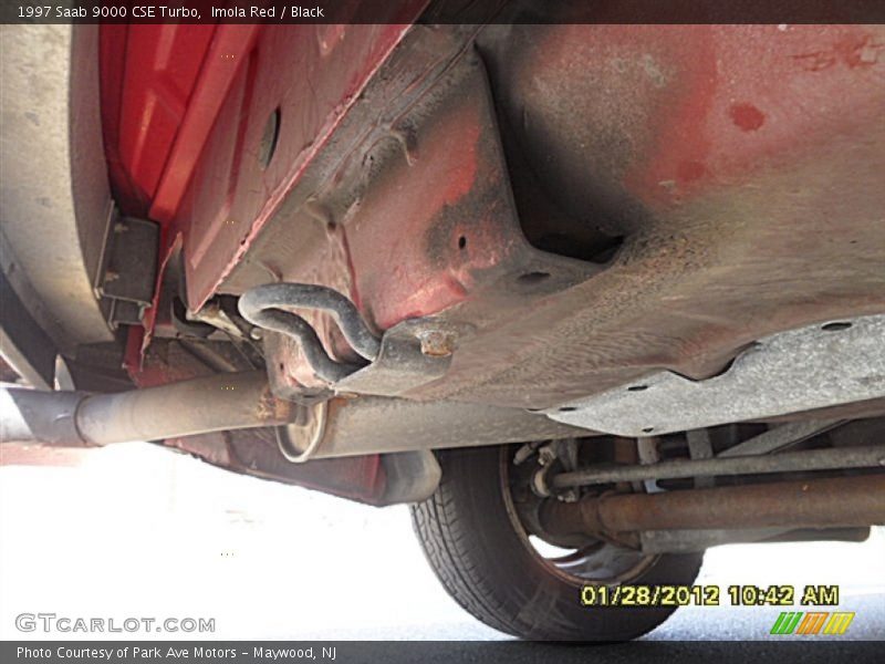Imola Red / Black 1997 Saab 9000 CSE Turbo