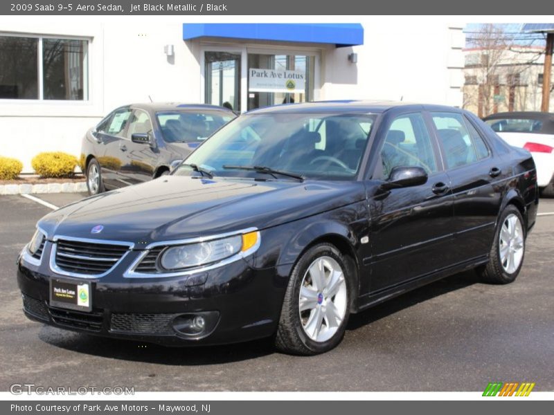 Jet Black Metallic / Black 2009 Saab 9-5 Aero Sedan