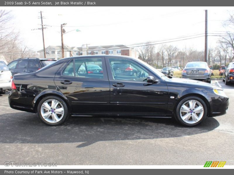 Jet Black Metallic / Black 2009 Saab 9-5 Aero Sedan