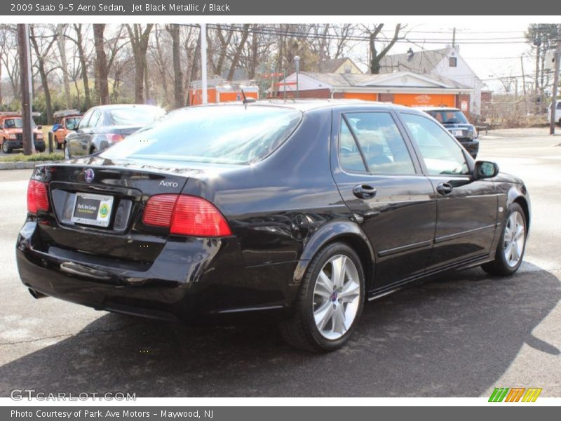 Jet Black Metallic / Black 2009 Saab 9-5 Aero Sedan
