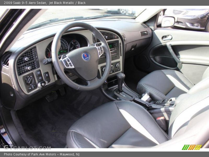  2009 9-5 Aero Sedan Black Interior