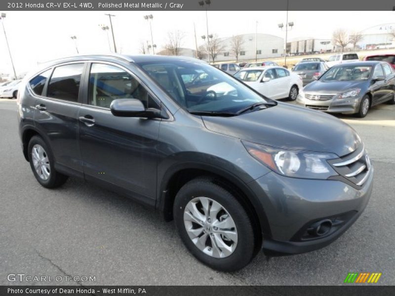 Polished Metal Metallic / Gray 2012 Honda CR-V EX-L 4WD