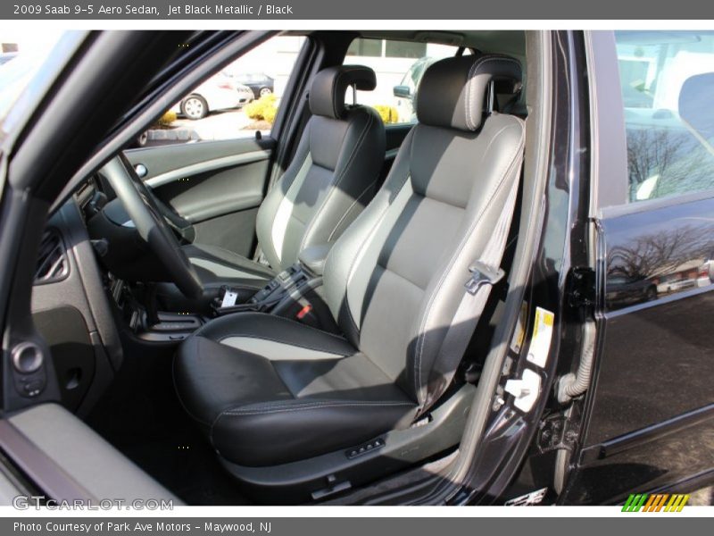Jet Black Metallic / Black 2009 Saab 9-5 Aero Sedan