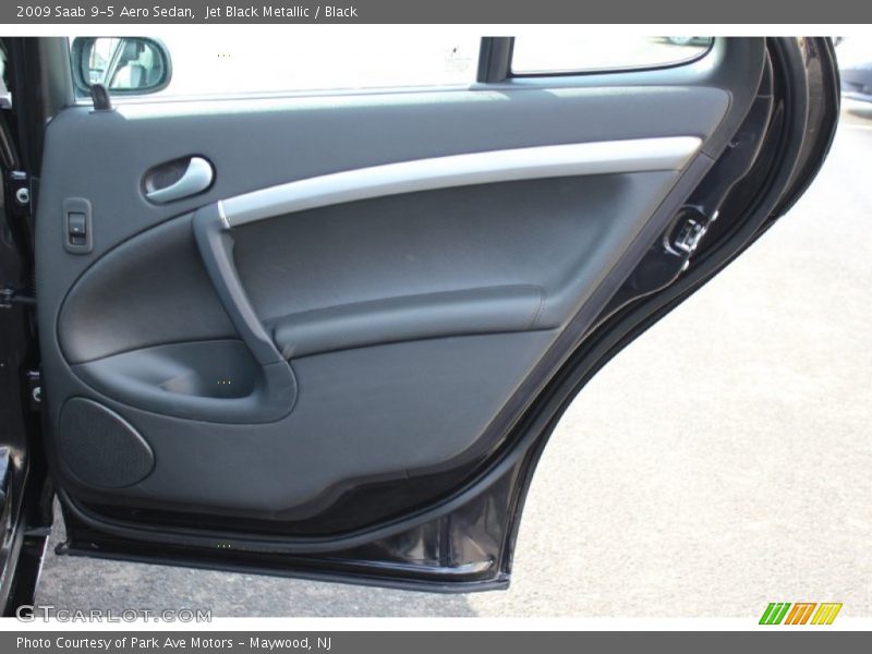 Jet Black Metallic / Black 2009 Saab 9-5 Aero Sedan