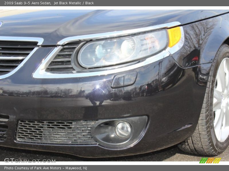 Jet Black Metallic / Black 2009 Saab 9-5 Aero Sedan