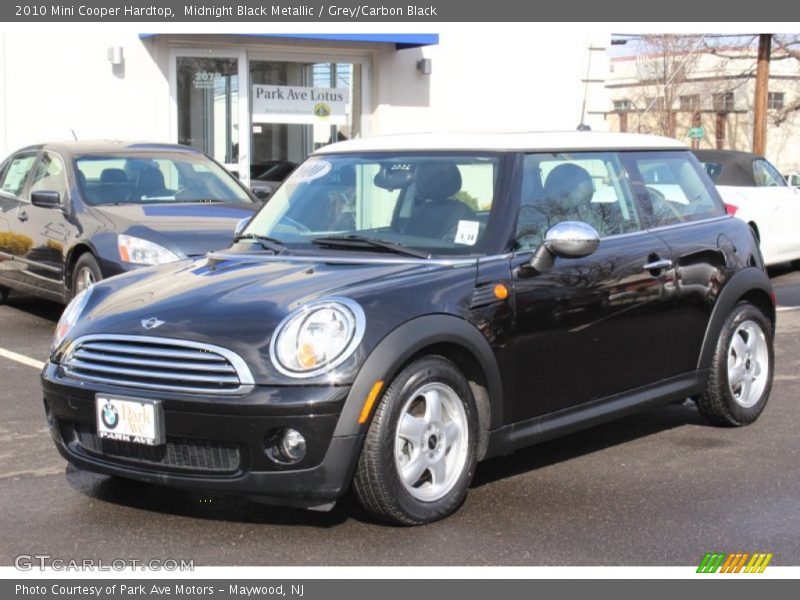 Midnight Black Metallic / Grey/Carbon Black 2010 Mini Cooper Hardtop
