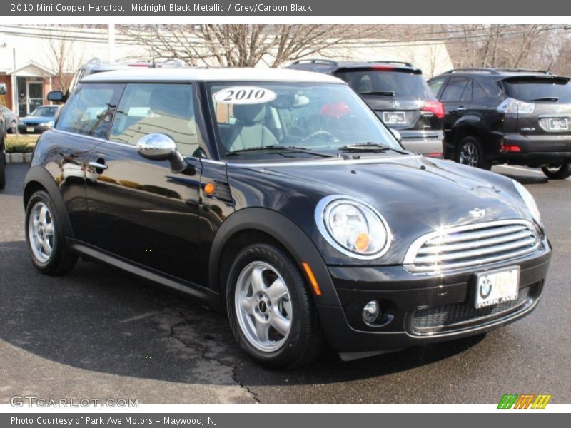 Midnight Black Metallic / Grey/Carbon Black 2010 Mini Cooper Hardtop