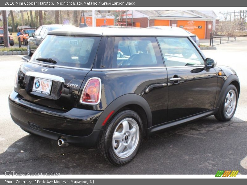Midnight Black Metallic / Grey/Carbon Black 2010 Mini Cooper Hardtop