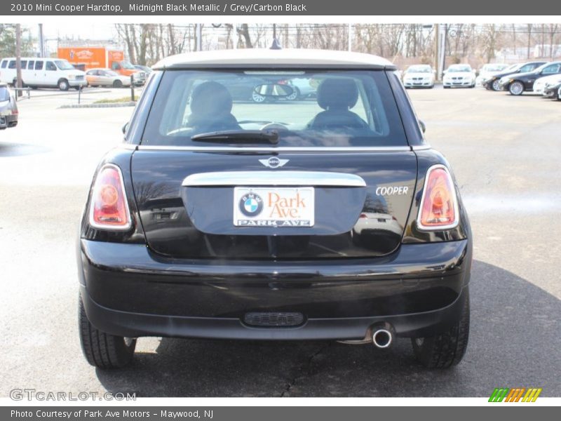 Midnight Black Metallic / Grey/Carbon Black 2010 Mini Cooper Hardtop