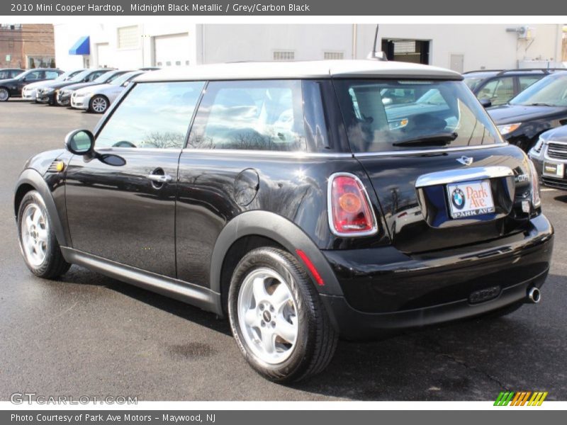 Midnight Black Metallic / Grey/Carbon Black 2010 Mini Cooper Hardtop