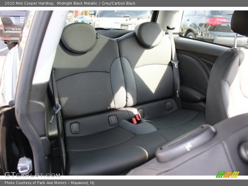 Rear Seat of 2010 Cooper Hardtop