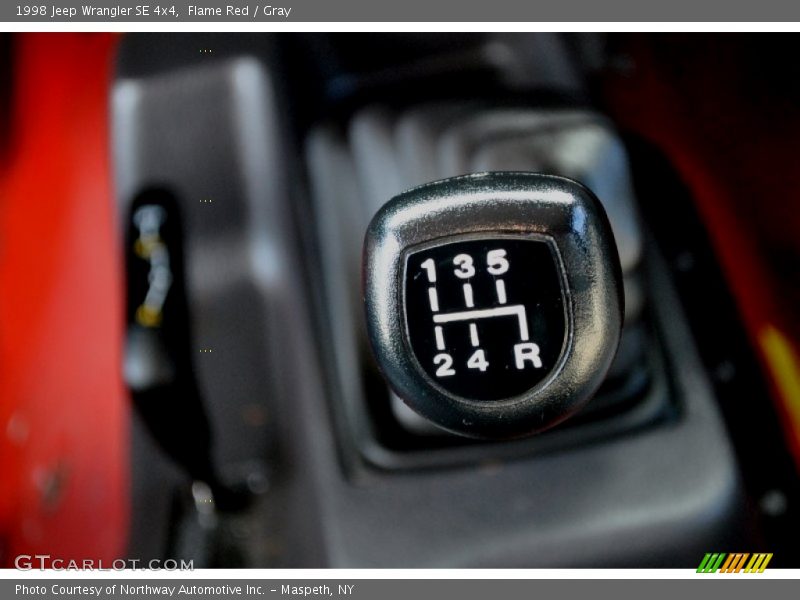 Flame Red / Gray 1998 Jeep Wrangler SE 4x4