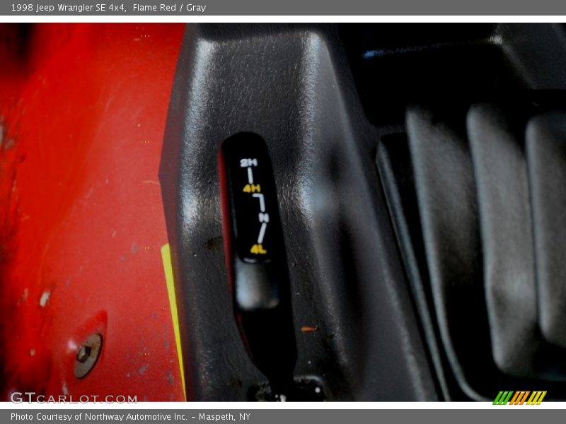 Flame Red / Gray 1998 Jeep Wrangler SE 4x4