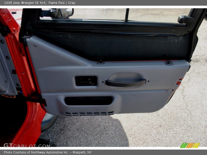 Flame Red / Gray 1998 Jeep Wrangler SE 4x4