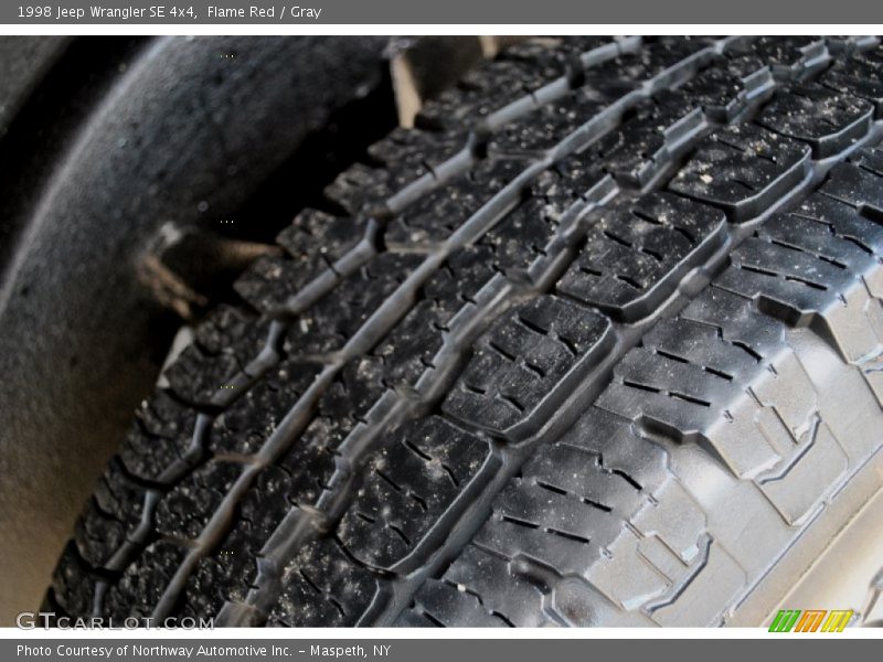 Flame Red / Gray 1998 Jeep Wrangler SE 4x4