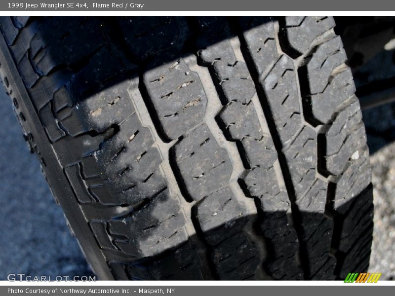 Flame Red / Gray 1998 Jeep Wrangler SE 4x4