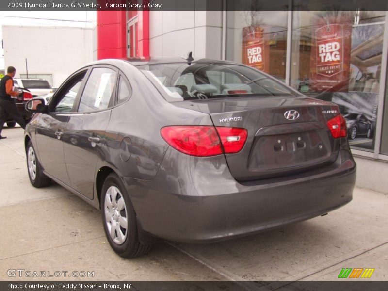 Carbon Gray / Gray 2009 Hyundai Elantra GLS Sedan