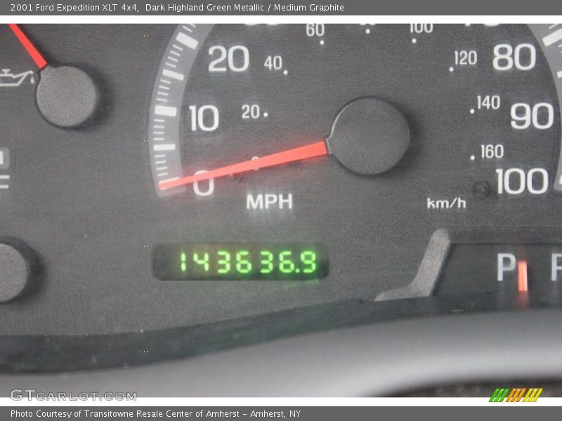 Dark Highland Green Metallic / Medium Graphite 2001 Ford Expedition XLT 4x4