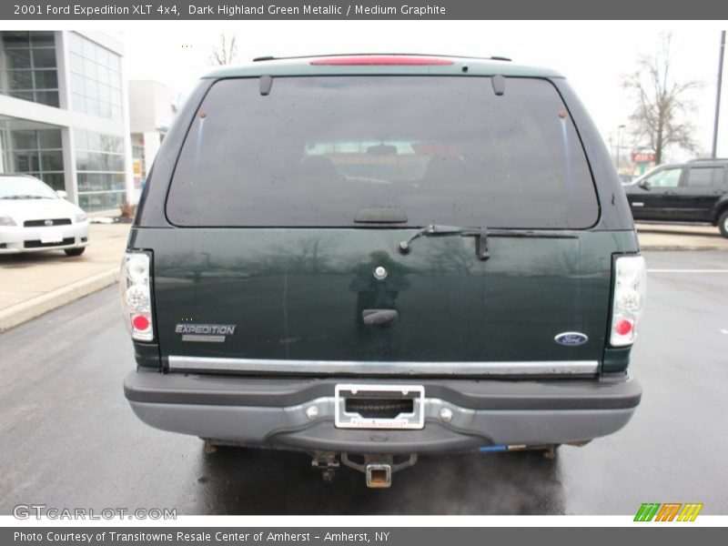 Dark Highland Green Metallic / Medium Graphite 2001 Ford Expedition XLT 4x4