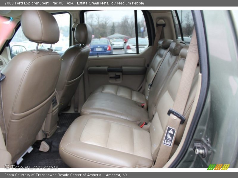Estate Green Metallic / Medium Pebble 2003 Ford Explorer Sport Trac XLT 4x4