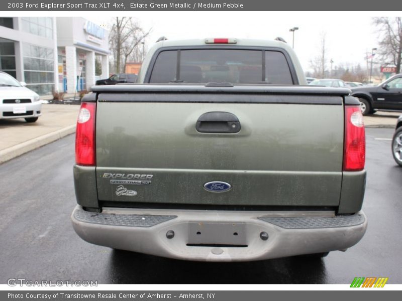 Estate Green Metallic / Medium Pebble 2003 Ford Explorer Sport Trac XLT 4x4