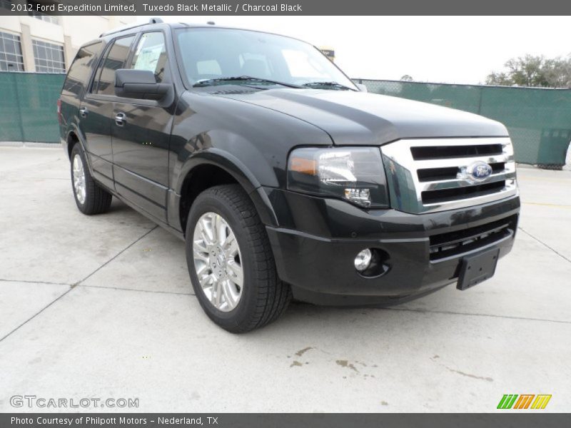 Tuxedo Black Metallic / Charcoal Black 2012 Ford Expedition Limited