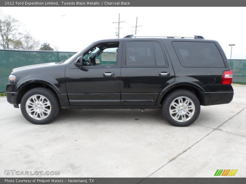 Tuxedo Black Metallic / Charcoal Black 2012 Ford Expedition Limited