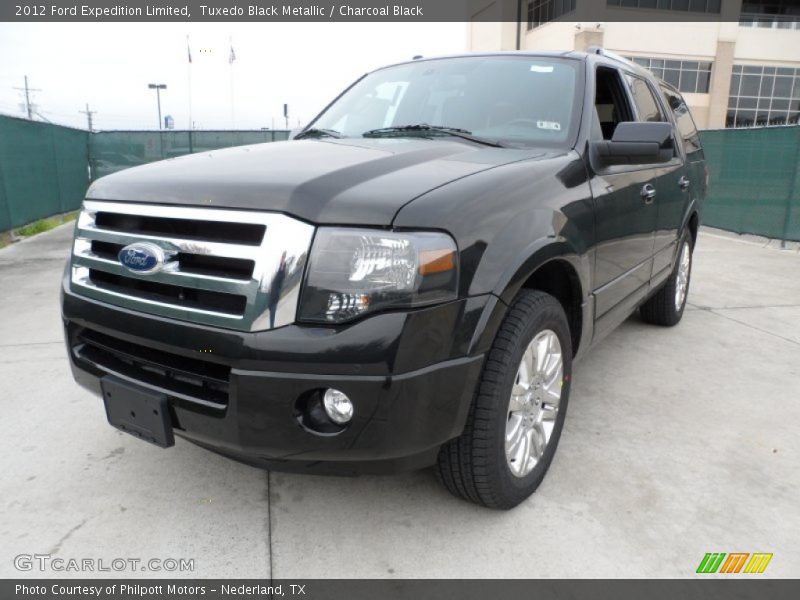 Tuxedo Black Metallic / Charcoal Black 2012 Ford Expedition Limited