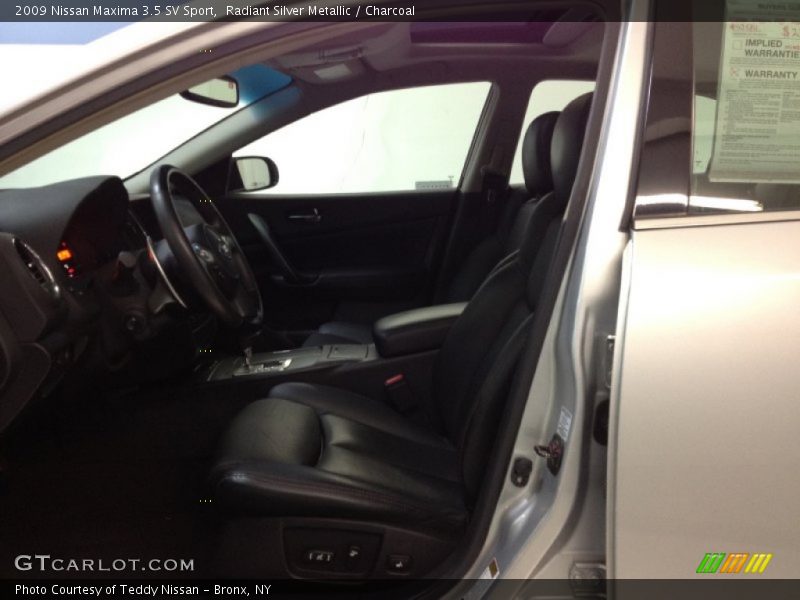 Radiant Silver Metallic / Charcoal 2009 Nissan Maxima 3.5 SV Sport