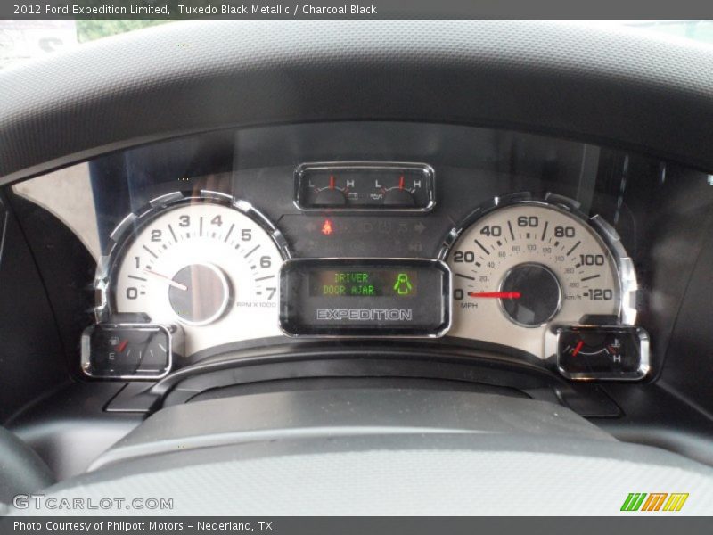 Tuxedo Black Metallic / Charcoal Black 2012 Ford Expedition Limited