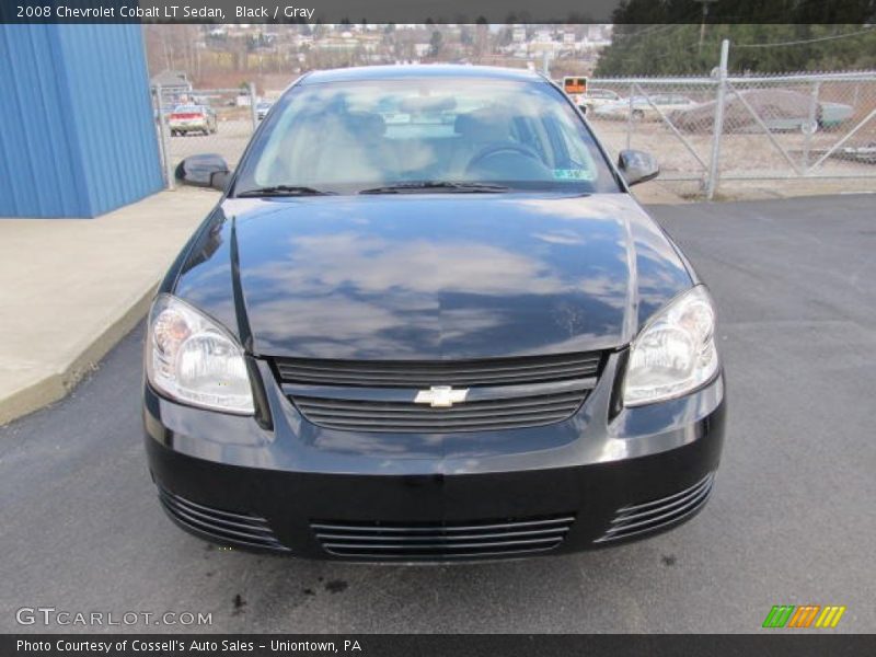 Black / Gray 2008 Chevrolet Cobalt LT Sedan