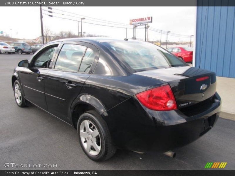 Black / Gray 2008 Chevrolet Cobalt LT Sedan