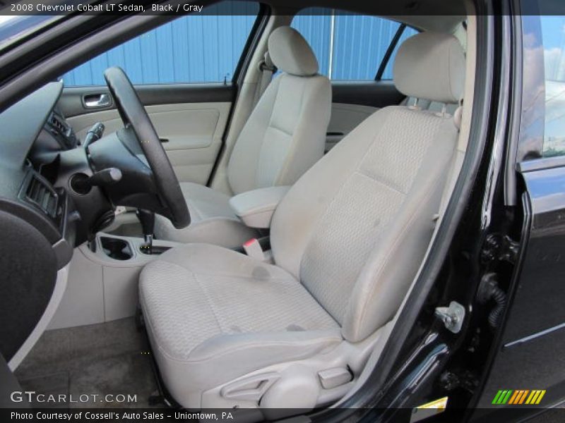 Black / Gray 2008 Chevrolet Cobalt LT Sedan